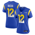 Women's Los Angeles Rams #12 Puka Nacua Nike Game Player Royal Jersey