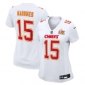 Women's Kansas City Chiefs Patrick Mahomes Nike Tundra White Super Bowl LIX Fashion Game Jersey