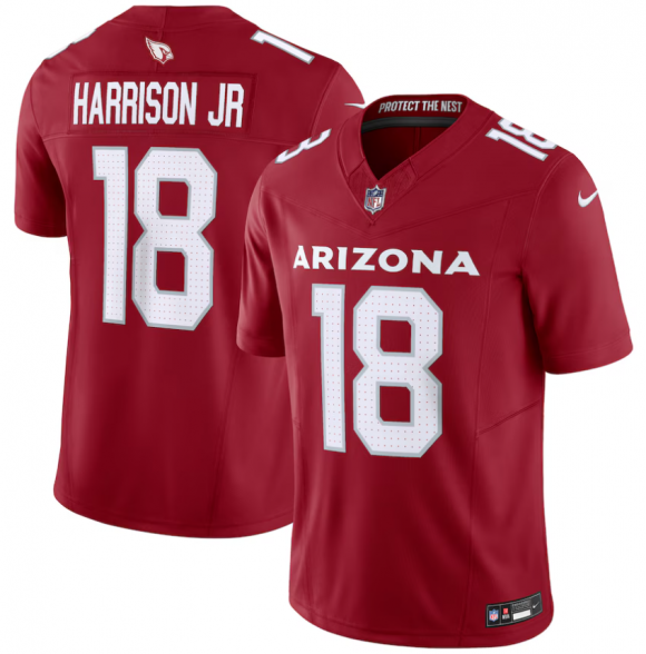 Men's Arizona Cardinals # 18 Marvin Harrison Jr. Nike Player Game Cardinal Jersey