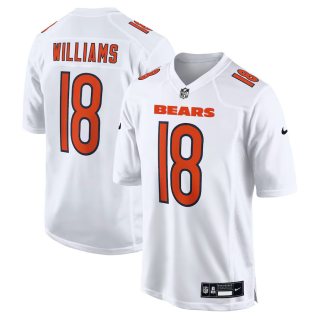 Men's Chicago Bears Caleb Williams Nike Tundra White Fashion Jersey