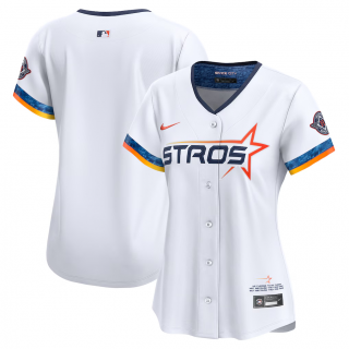 Women's Houston Astros Nike White 2025 City Connect Limited Jersey