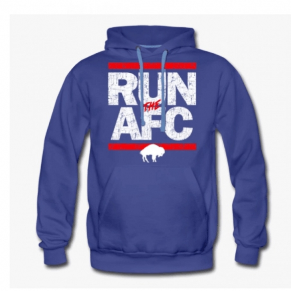 Men's Buffalo Bills Blue AFC Premium Hoodie