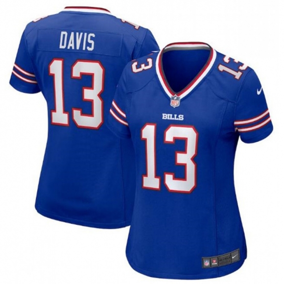 Women's Buffalo Bills #13 Gabriel Davis Blue Vapor Untouchable Limited Stitched Football Jersey