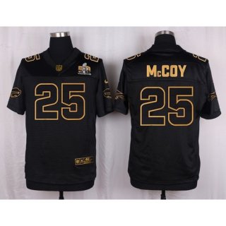 Nike Bills #25 LeSean McCoy Black Men's Stitched NFL Elite Pro Line Gold Collection Jersey