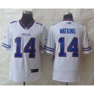 Nike Bills #14 Sammy Watkins White Men's Stitched NFL New Limited Jersey