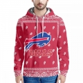 Men's Buffalo Bills Red Pullover Hoodie