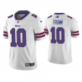 Men's Buffalo Bills #10 Jake Fromm White Vapor Untouchable Limited Stitched Jersey