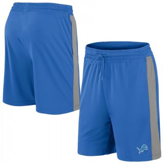 Men's Detroit Lions Blue Performance Shorts