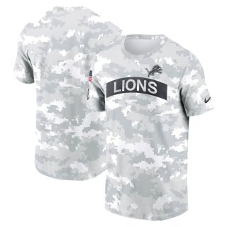 Men's Detroit Lions Nike Arctic Camo 2024 Salute To Service Performance T-Shirt