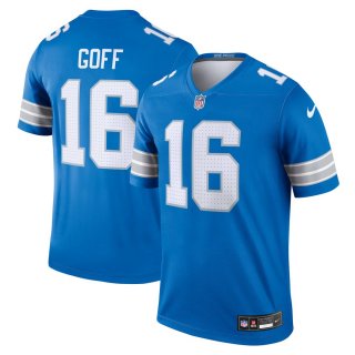 Men's Detroit Lions Jared Goff Nike Blue Legend Jersey