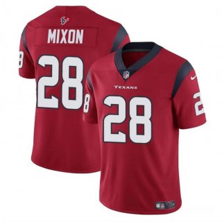 Men's Houston Texans #28 Joe Mixon Red Vapor Untouchable Stitched Football Jersey