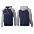 Houston Texans Authentic Logo Pullover Hoodie Dark Blue & Grey