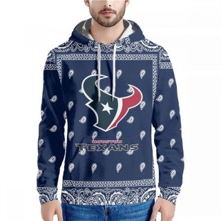 Men's Houston Texans Navy Pullover Hoodie