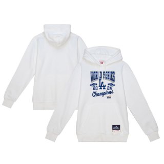 Men's Los Angeles Dodgers White 2024 World Series Champions Hoodie