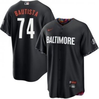 Men's Baltimore Orioles #74 Felix Bautista City Connect Jersey by NIKE