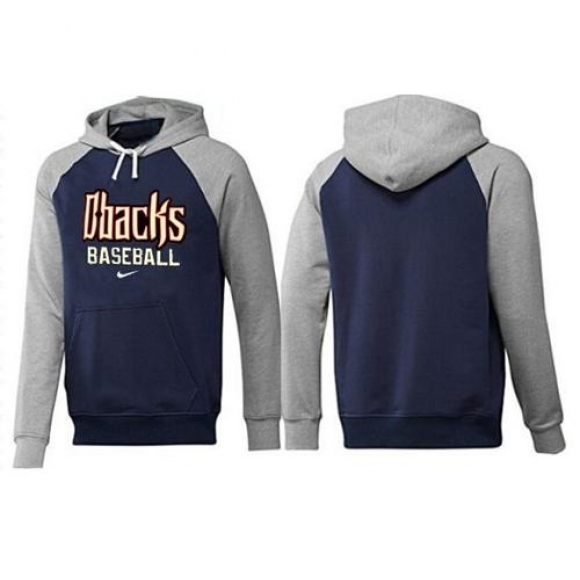 Arizona Diamondbacks Pullover Hoodie Dark Blue & Grey