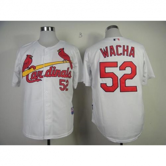 Cardinals #52 Michael Wacha White Cool Base Stitched MLB Jersey