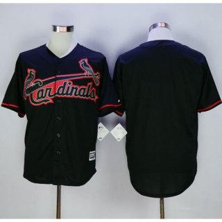 Cardinals Blank Black New Cool Base Fashion Stitched MLB Jersey