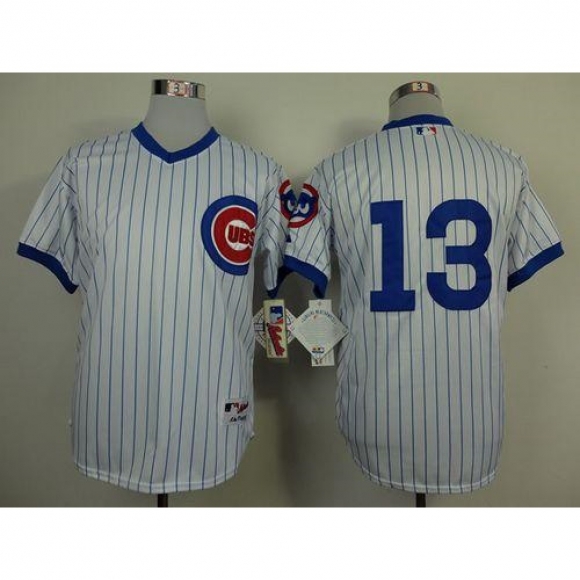 Cubs #13 Starlin Castro White 1988 Turn Back The Clock Stitched MLB Jersey