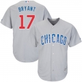 Cubs #17 Kris Bryant Grey Road Stitched Youth MLB Jersey