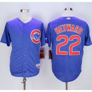 Cubs #22 Jason Heyward Blue Alternate Cool Base Stitched MLB Jersey