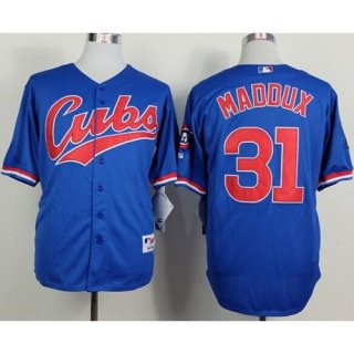 Cubs #31 Greg Maddux Blue 1994 Turn Back The Clock Stitched MLB Jersey