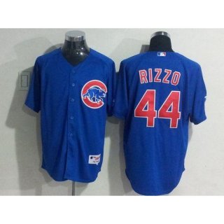 Cubs #44 Anthony Rizzo Blue Cool Base Stitched MLB Jersey