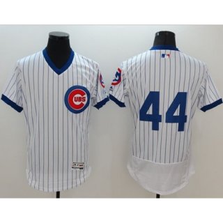 Cubs #44 Anthony Rizzo White Flexbase Authentic Collection Cooperstown Stitched MLB Jersey