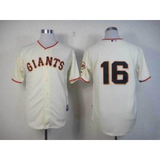 Giants #16 Angel Pagan Cream Cool Base Stitched MLB Jersey