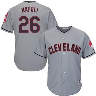 indians #26 Mike Napoli Grey Road Stitched Youth MLB Jersey