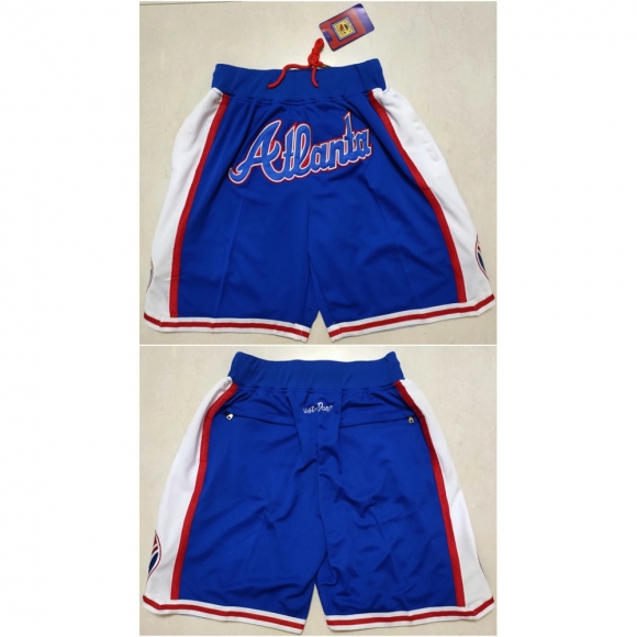 Men's Atlanta Braves Blue Shorts (Run Small)