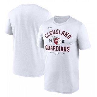 Men's Cleveland Guardians White T-Shirt