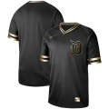 Men's Detroit TigersNavy Black Gold Stitched MLB Jersey