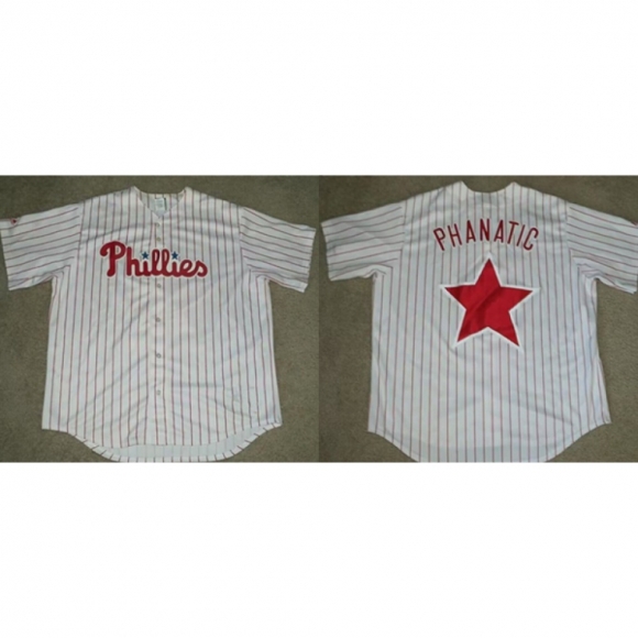 Men's Philadelphia Phillies White Cool Base Stitched Jersey