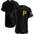 Men's Pittsburgh Pirates Blank Black Flex Base Stitched Jersey