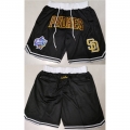 Men's San Diego Padres Black Shorts (Run Small)