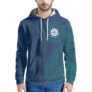 Men's Seattle Mariners Blue Hoodie