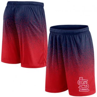 Men's St. Louis Cardinals Navy/Red Ombre Shorts