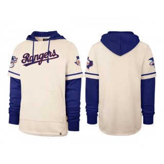 Men's Texas Rangers Cream Pullover Hoodie