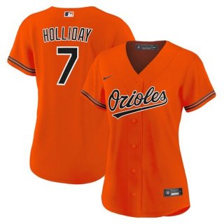 Women's Baltimore Orioles Jackson Holliday Nike Orange Home Limited Player Jersey