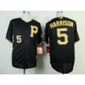 Pirates #5 Josh Harrison Black Cool Base Stitched MLB Jersey