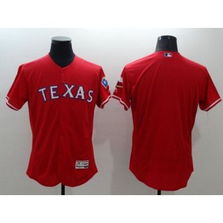 Rangers Blank Red Flexbase Authentic Collection Stitched MLB Jersey