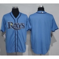 Rays Blank Light Blue New Cool Base Stitched MLB Jersey