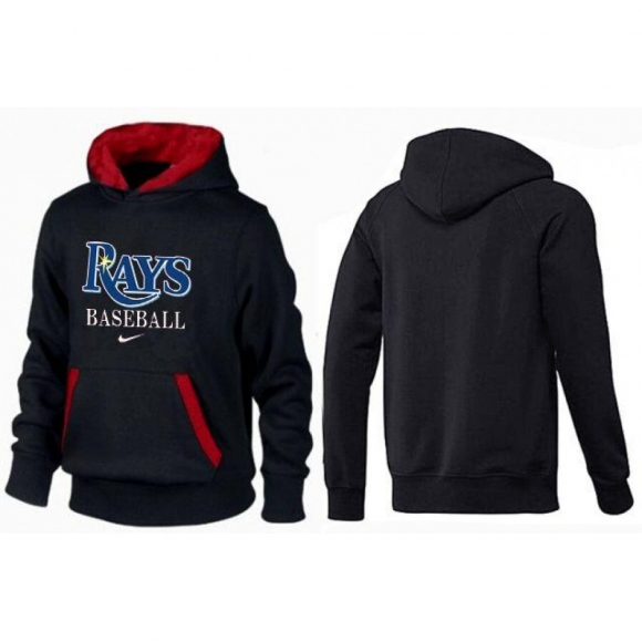 Tampa Bay Rays Pullover Hoodie Black & Red