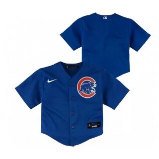 Toddler Chicago Cubs Blank Blue Stitched Baseball Jersey