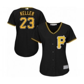 Women's Pittsburgh Pirates #23 Mitch Keller Black Home Limited Stitched Baseball Jersey