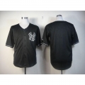 Yankees Blank Black Fashion Stitched MLB Jersey