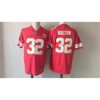 Men's Kansas City Chiefs #32 Nick Bolton Red 2023 F.U.S.E. Vapor Untouchable Limited Stitched Jersey