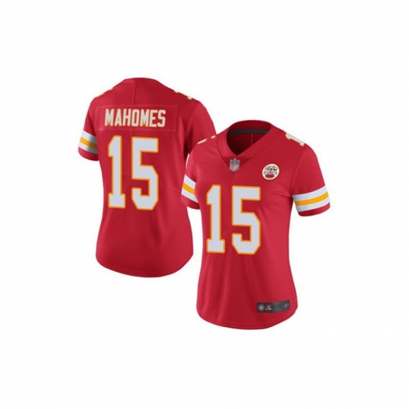 Women's Kansas City Chiefs #15 Patrick Mahomes Red Vapor Untouchable Limited Stitched NFL Jersey