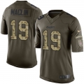 Nike Chiefs #19 Jeremy Maclin Green Youth Stitched NFL Limited Salute to Service Jersey